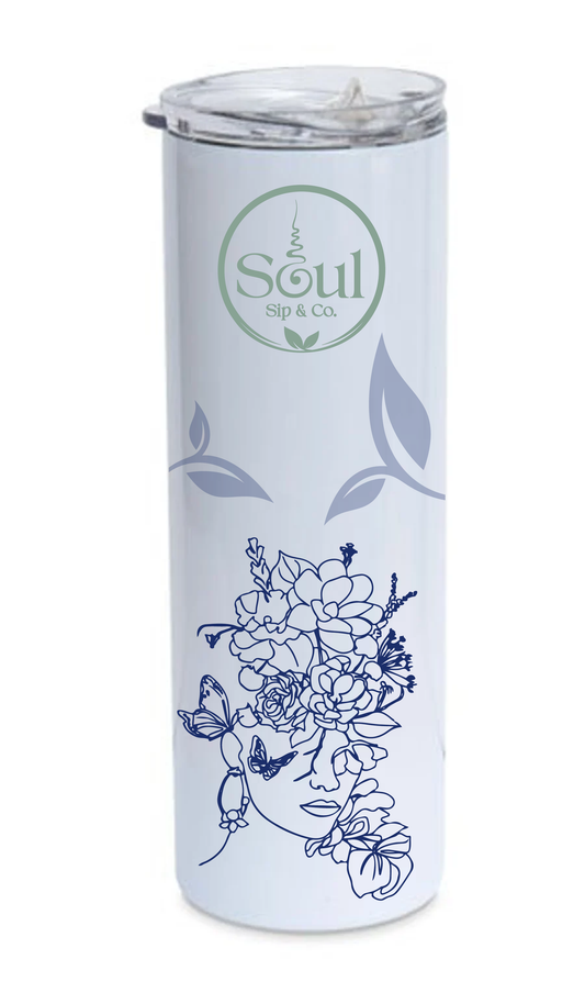 Soul Sip and Co - Insulated Tumbler with lid - tall - Ascend tea blend image