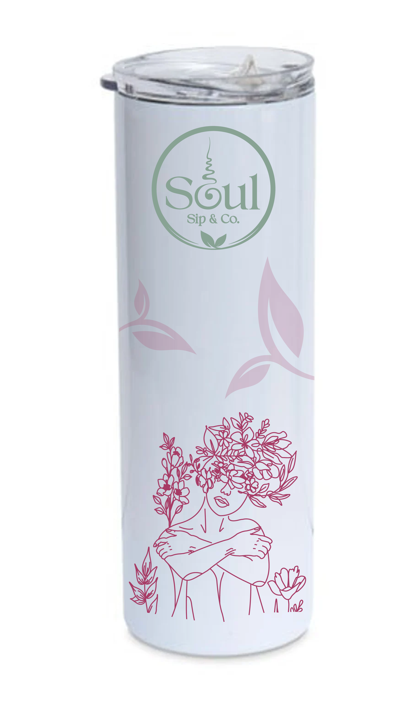 Soul Sip and Co - Insulated Tumbler with lid - tall - Goddess tea blend image
