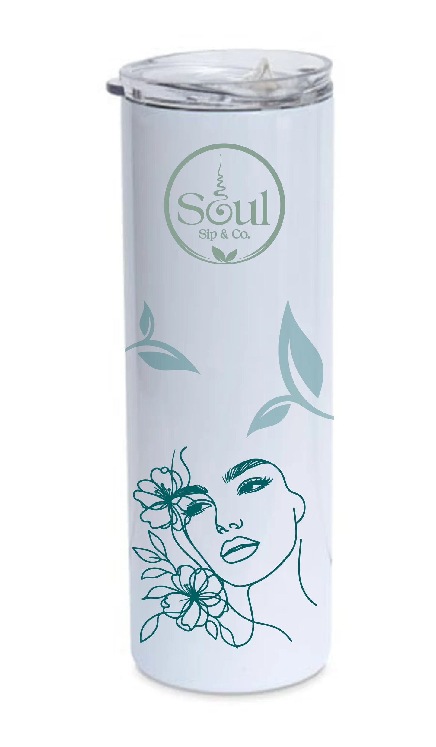 Soul Sip and Co - Insulated Tumbler with lid - tall - Harmony tea blend image