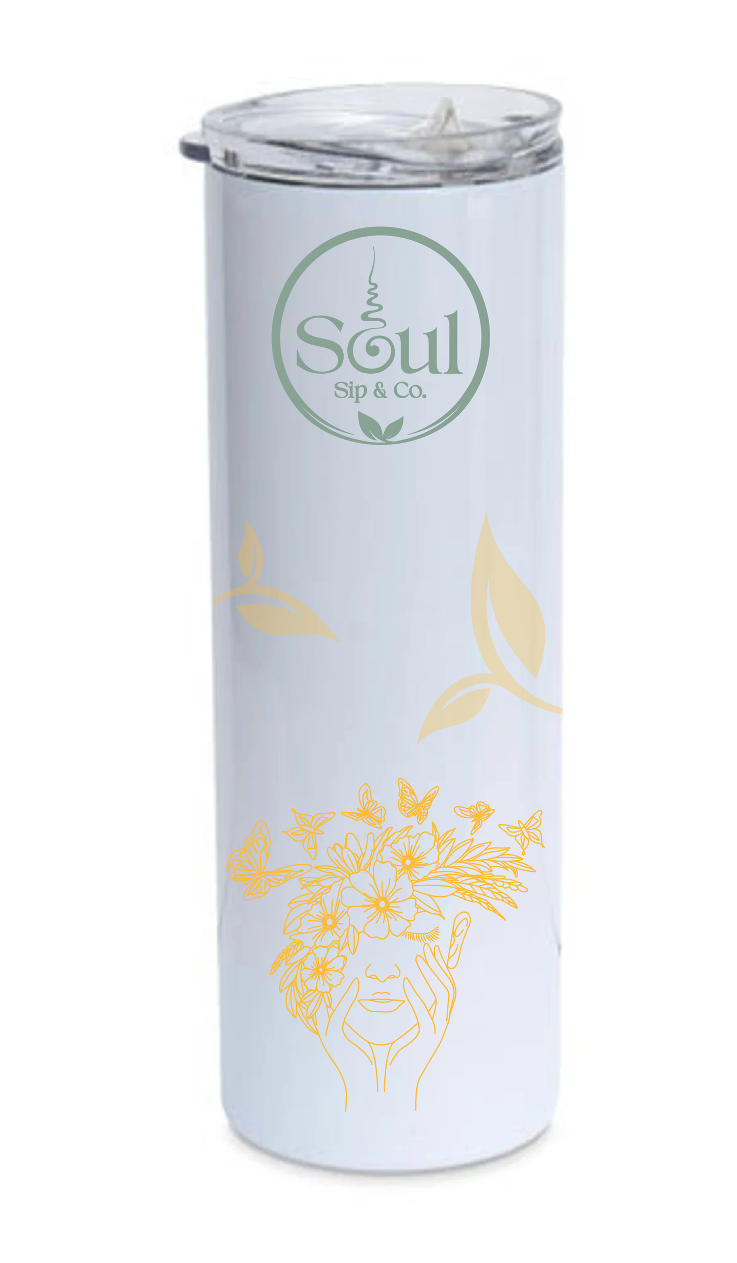 Soul Sip and Co - Insulated Tumbler with lid - tall - radiate tea blend image