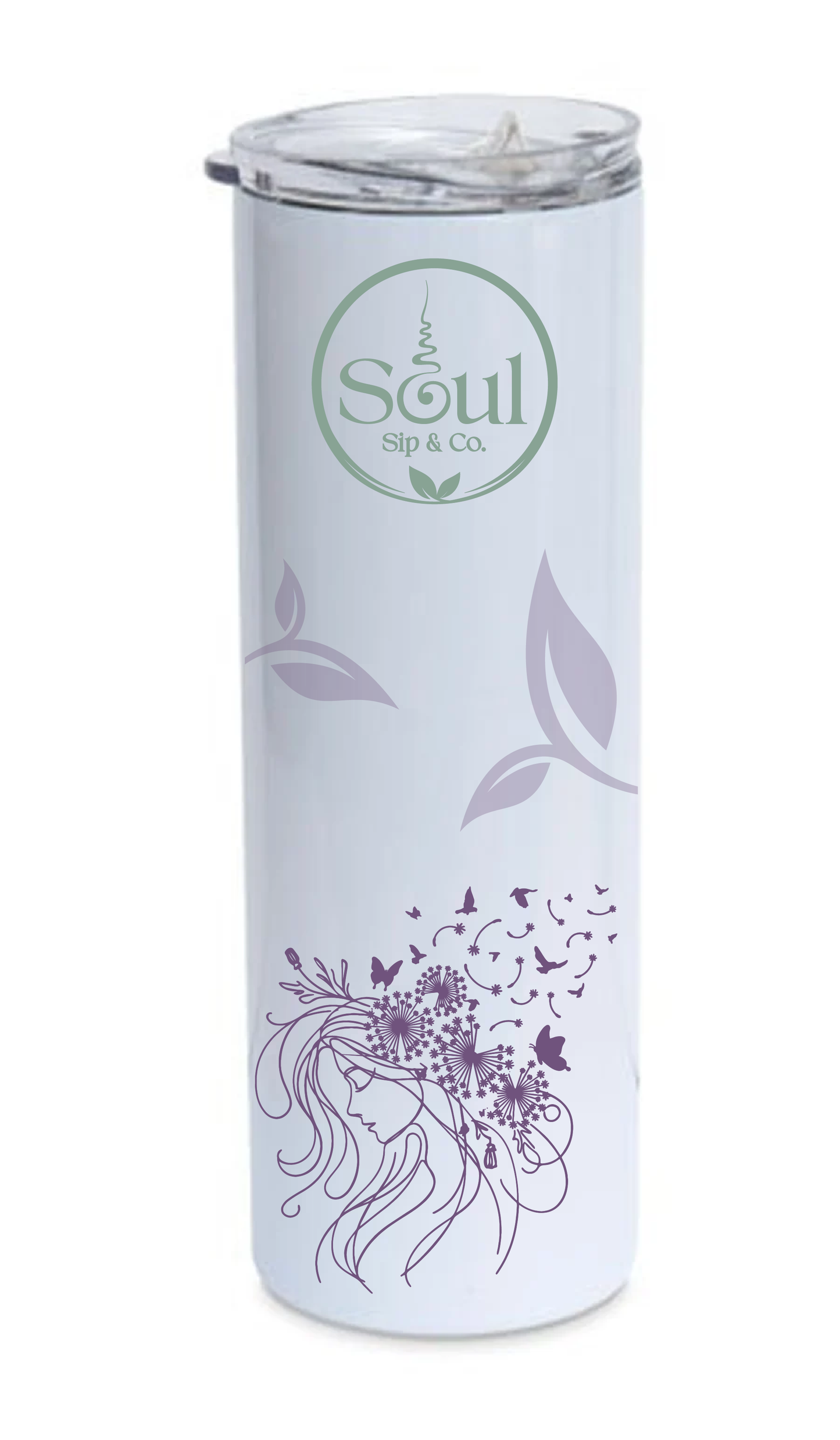 Soul Sip and Co - Insulated Tumbler with lid - tall - release tea blend image