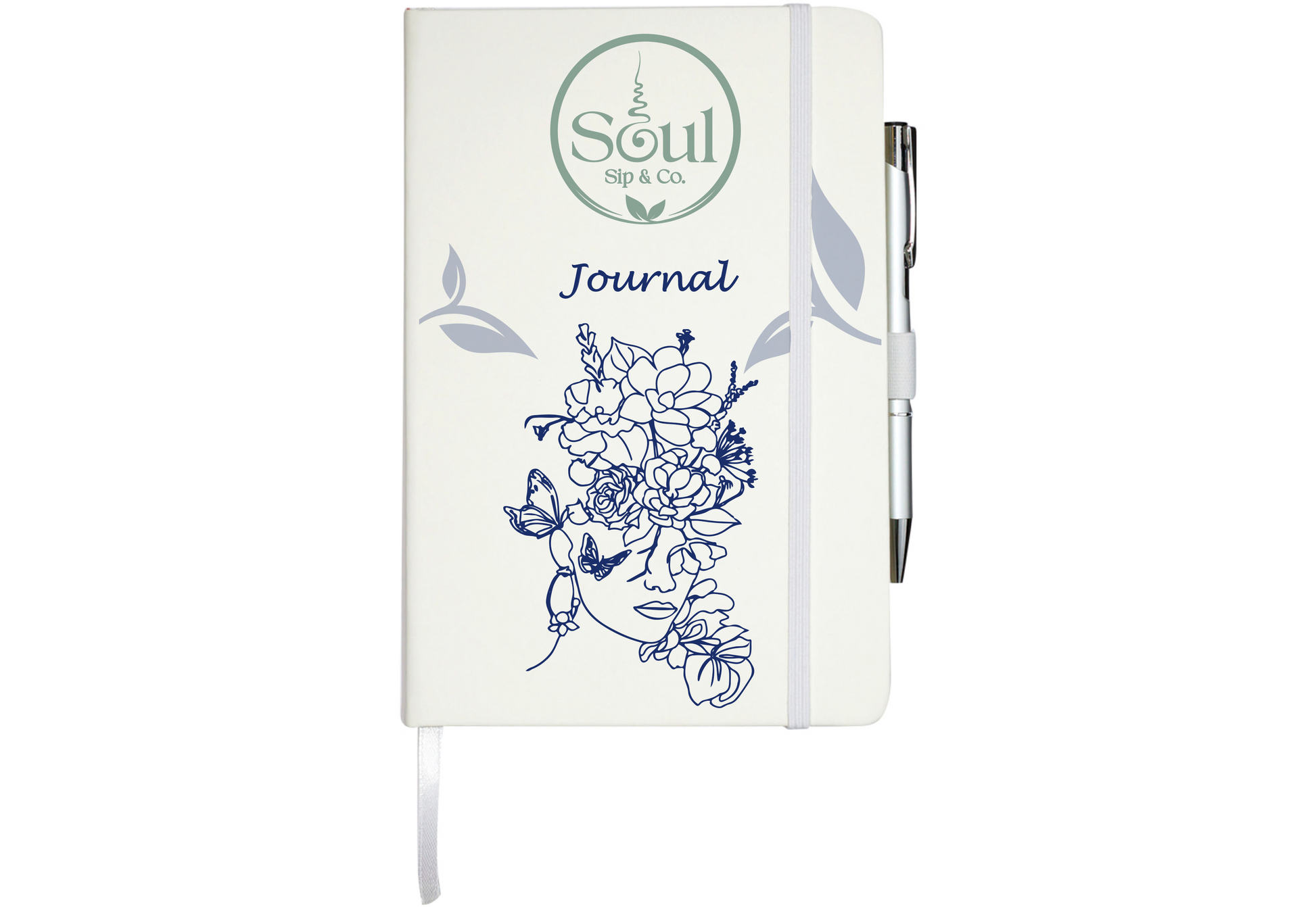 Soul Sip and Co - Journal with pen - Mindfullness - Manifest - Write your ideas or to do lists - Ascend Blend Cover - Soul Journal 