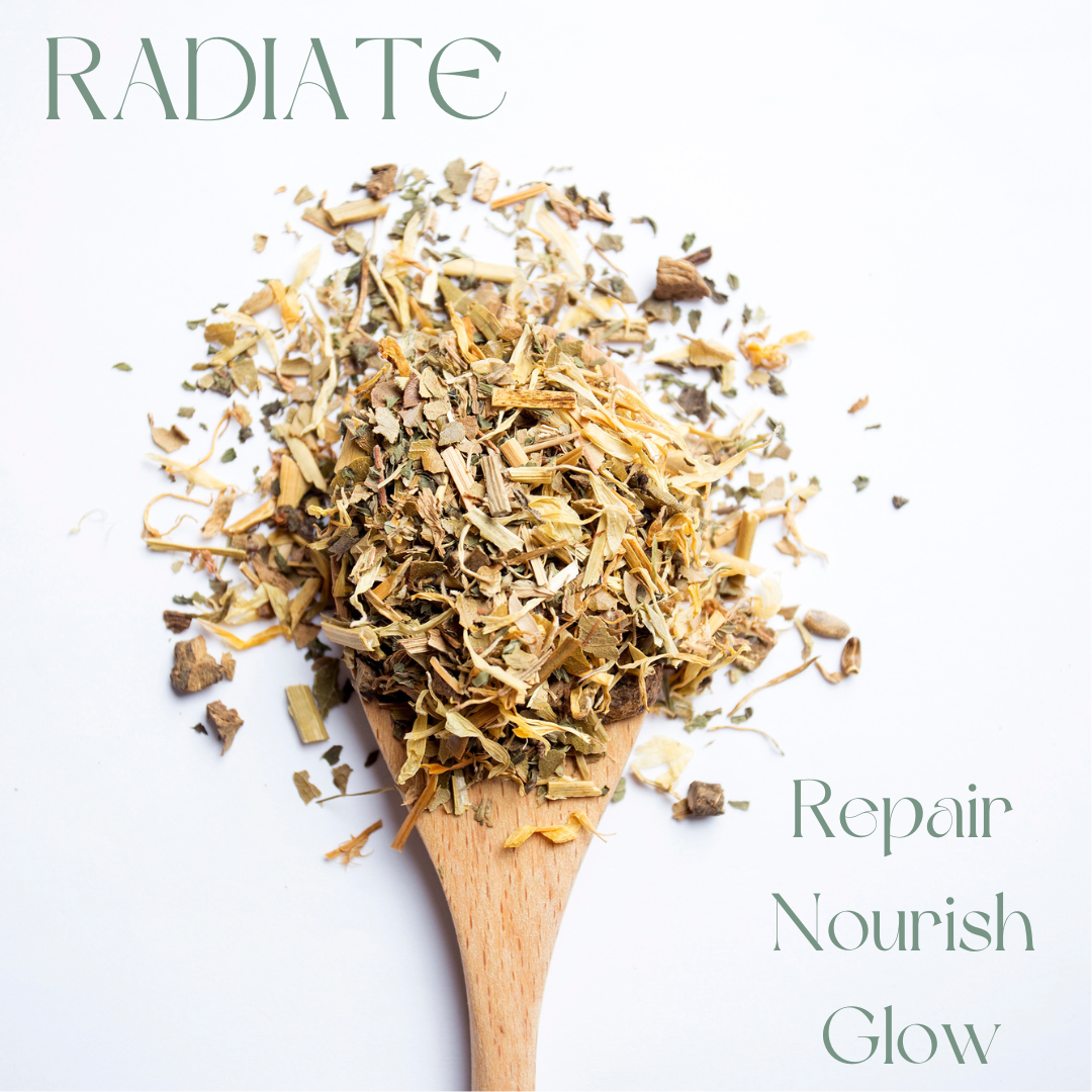 Soul Sip and Co - Loose Leaf Organic Herbal Tea - Radiate Blend Benefits image 